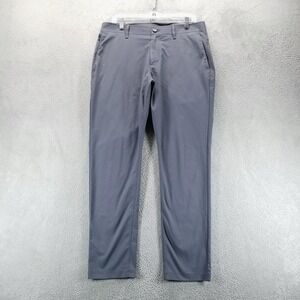 Public Rec Pants Mens 33x32 Gray Dealmaker Chinos Stretch Travel Office Tech